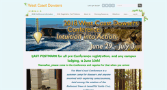 Desktop Screenshot of dowserswestcoast.org