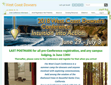 Tablet Screenshot of dowserswestcoast.org